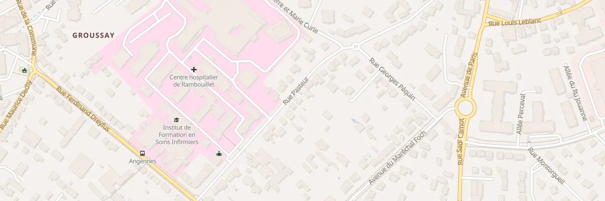 Plan du 44 Rue Pasteur à Rambouillet