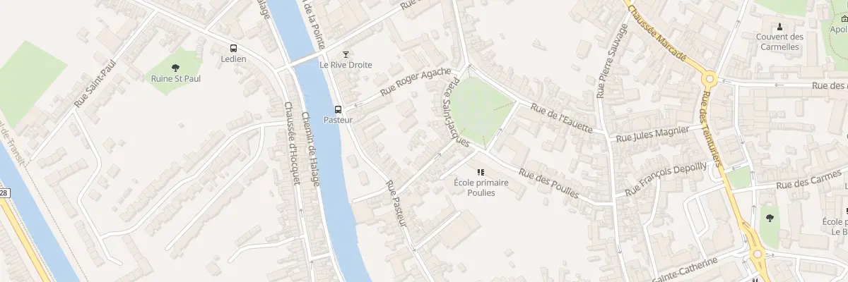 Plan du 29 Ptr Pte Rue Saint Jacques à Abbeville