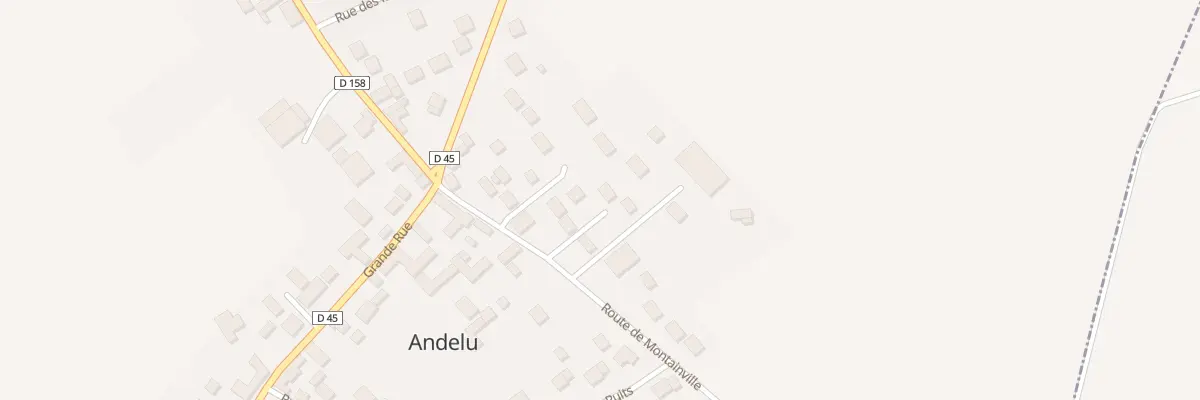 Plan du 11 Rte de Montainville à Andelu