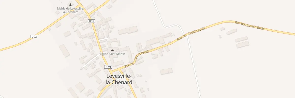 Plan du 7 Rue du Chemin Brule à Levesville-la-Chenard