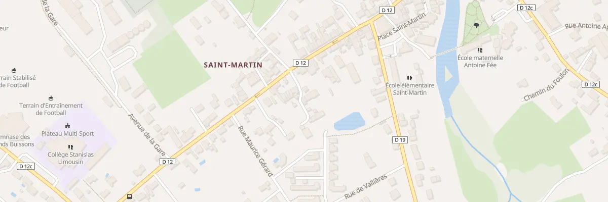 Plan du 51 Rue de la Gare à Ardentes