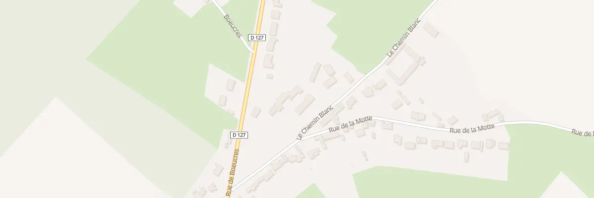 Plan du 2 Le Chemin Blanc à Fiennes