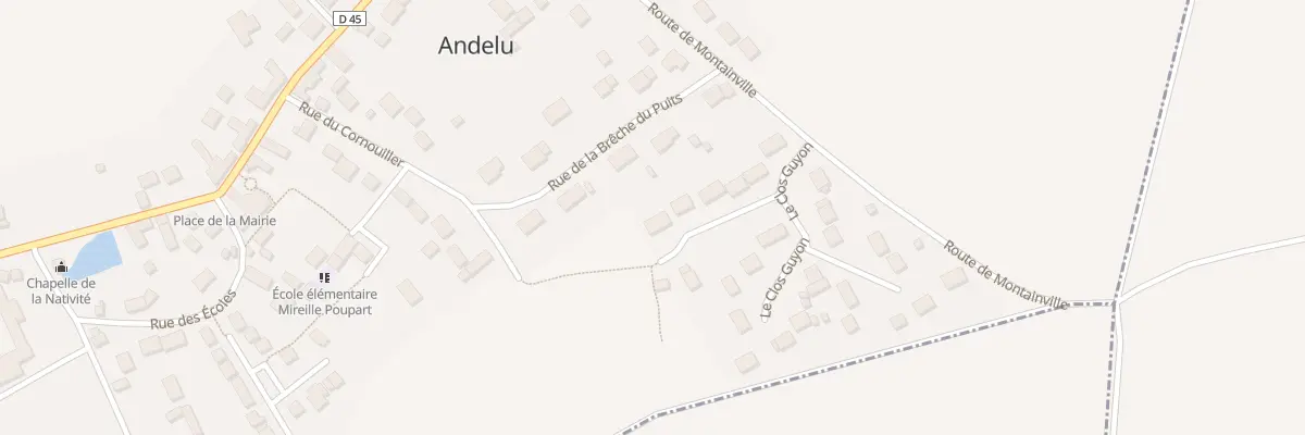 Plan du 6 Le Clos Guyon à Andelu