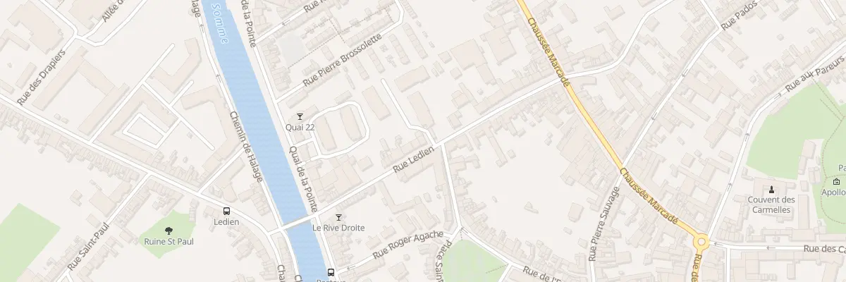 Plan du 25 Rue Ledien à Abbeville