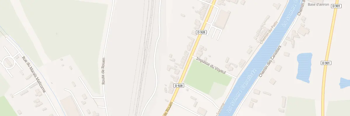 Plan du 198 Rte de Rouen à Abbeville
