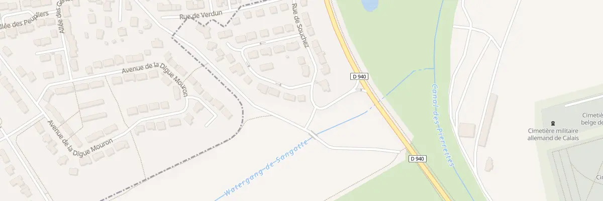 Plan du 15 Rue du Cabaret Rouge à Calais