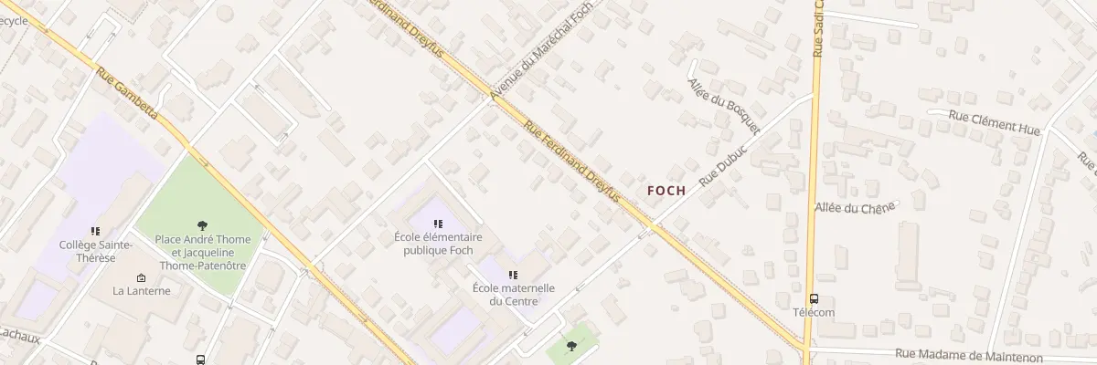 Plan du 21 Rue Ferdinand Dreyfus à Rambouillet