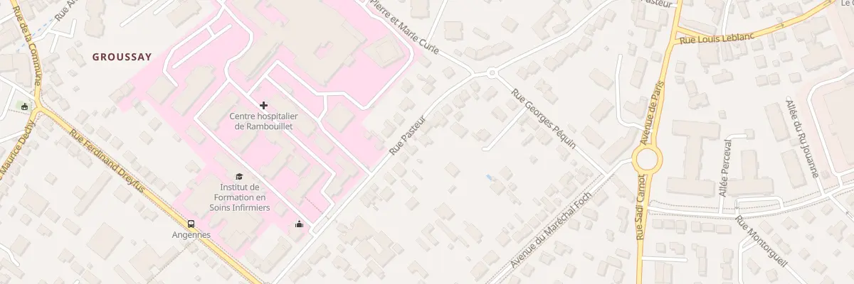 Plan du 44B Rue Pasteur à Rambouillet