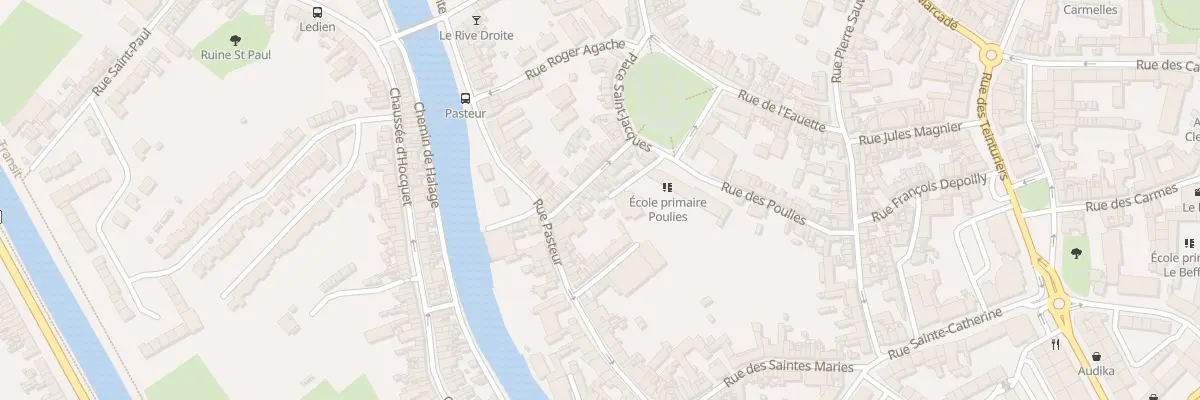 Plan du 16 Ptr Pte Rue Saint Jacques à Abbeville