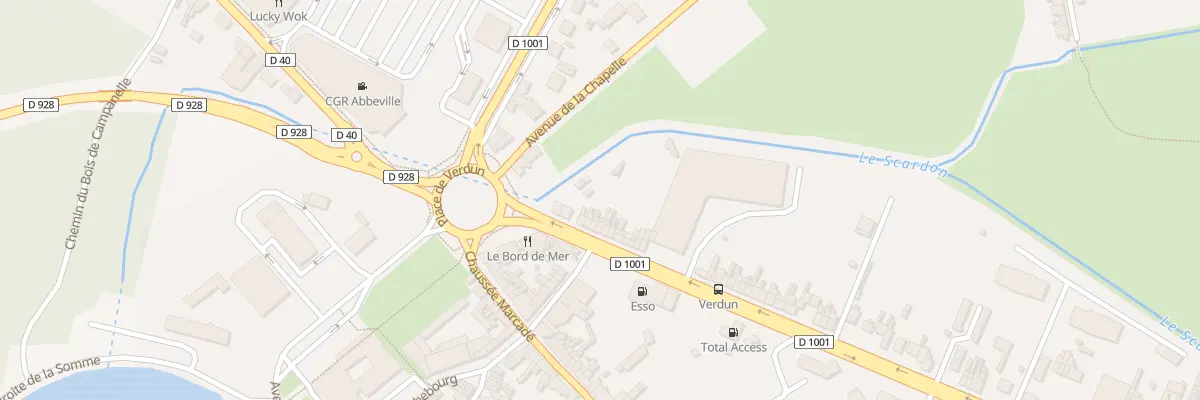 Plan du 236 Bd de la République à Abbeville