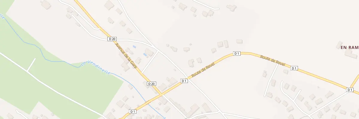 Plan du 3T Rte de Revel à Auriac-sur-Vendinelle