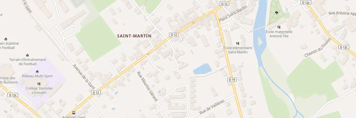 Plan du 5073 Rue de la Gare à Ardentes