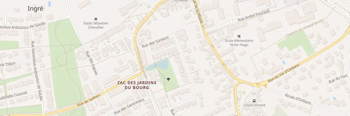 Plan du 20 Rue des Sureaux à Ingré