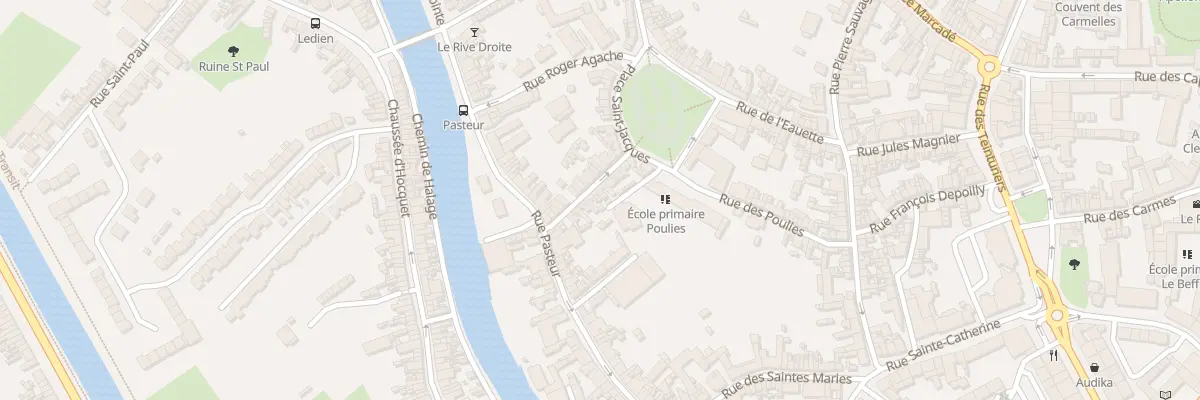 Plan du 20 Ptr Pte Rue Saint Jacques à Abbeville