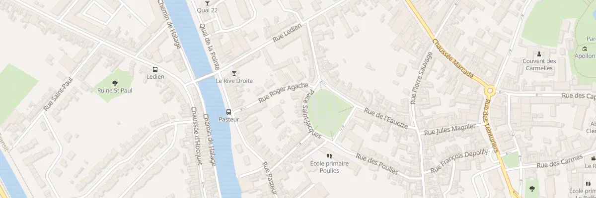 Plan du 33 Pl Saint-jacques à Abbeville