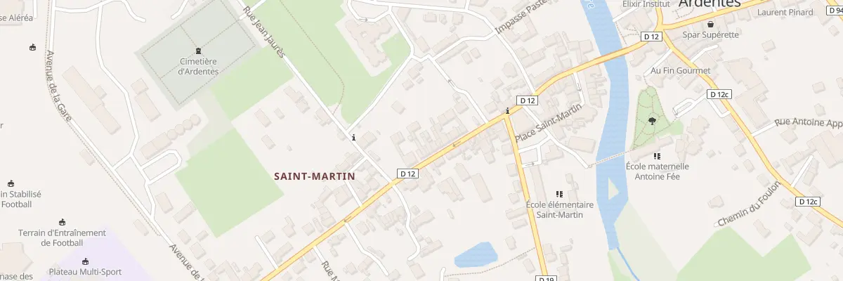 Plan du 50 Rue de la Gare à Ardentes