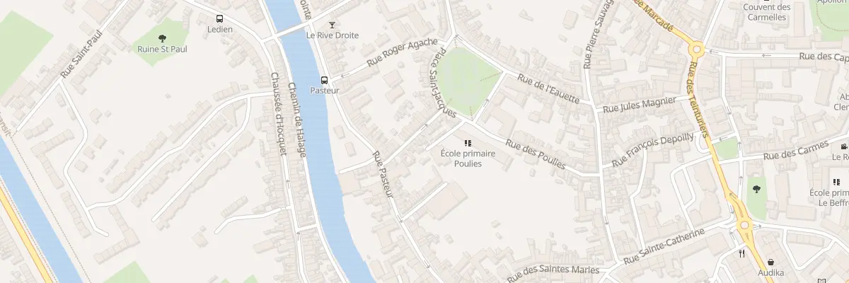 Plan du 22 Ptr Pte Rue Saint Jacques à Abbeville