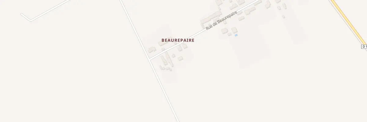 Plan du 421 Rue de Beaurepaire à Gidy