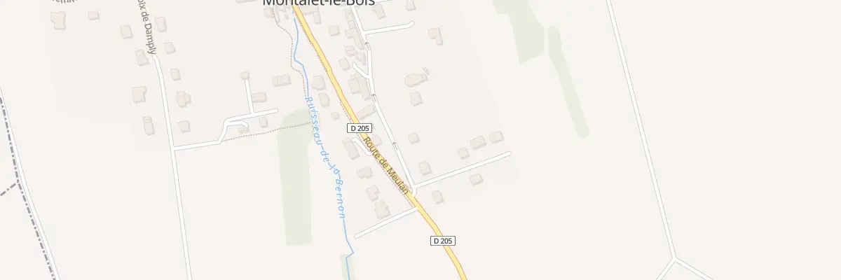 Plan du 21 Rue André Godet à Montalet-le-Bois