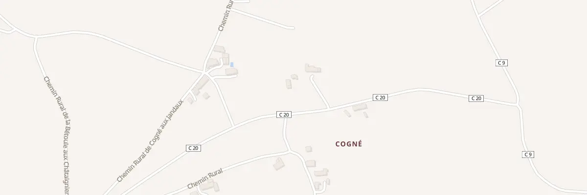 Plan du 4 Cogne à Saint-Denis-de-Jouhet