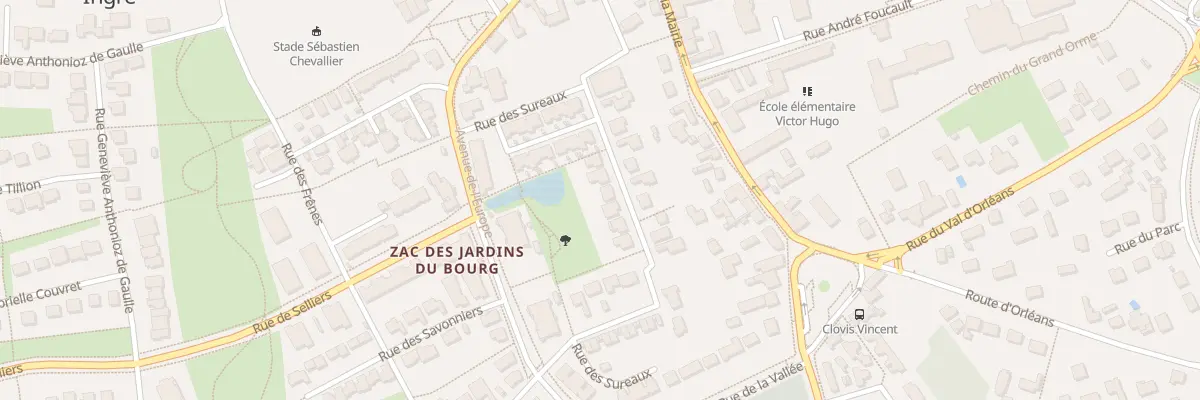 Plan du 16 Rue des Sureaux à Ingré