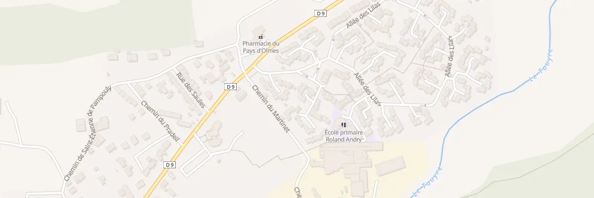 Plan du 1 Sq des Bleuets à Villeneuve-d’Olmes