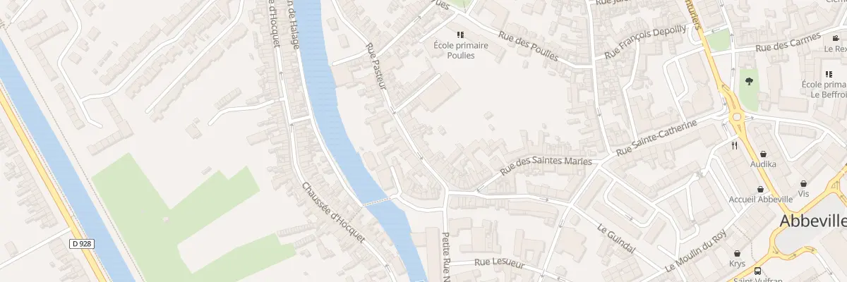 Plan du 16 Rue Pasteur à Abbeville