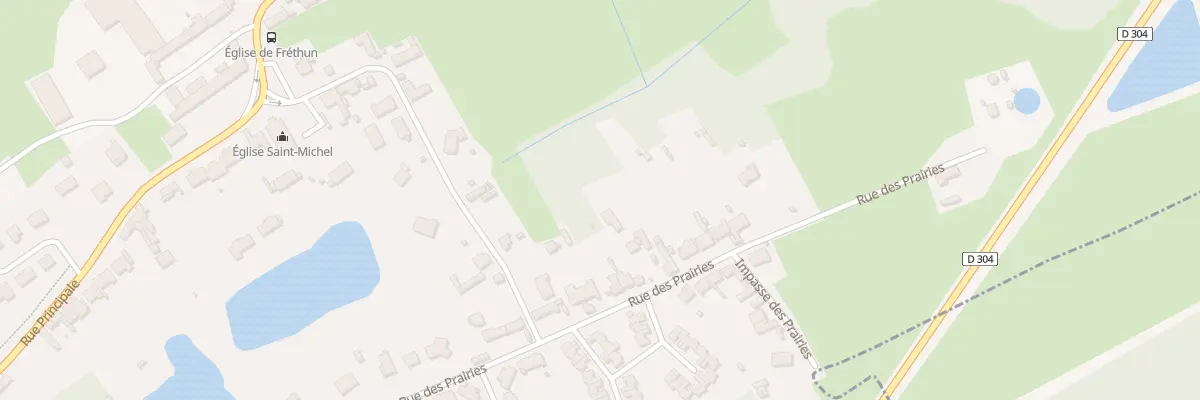 Plan du 957 Rue des Prairies à Fréthun