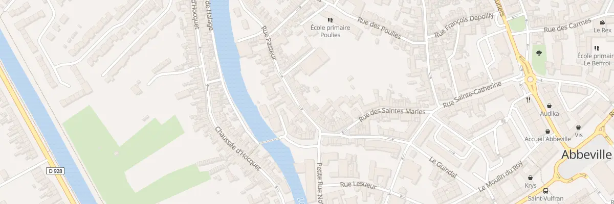 Plan du 14 Rue Pasteur à Abbeville