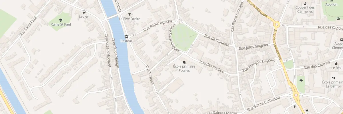Plan du 32 Ptr Pte Rue Saint Jacques à Abbeville