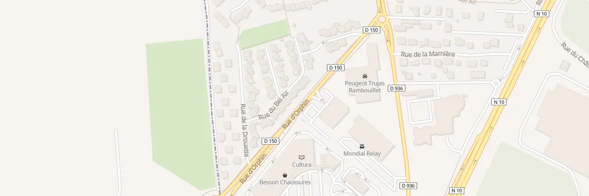 Plan du 19 Rue du Bel-Air à Rambouillet