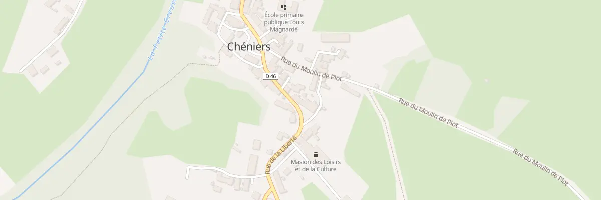 Plan du 1 Pl de la Fontaine à Chéniers