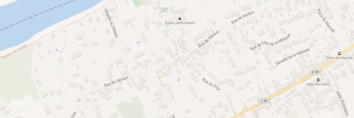 Plan du 839 Rue de Verdun à Saint-Hilaire-Saint-Mesmin