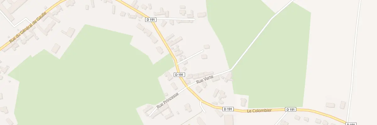 Plan du 21 Le Colombier à Hardinghen