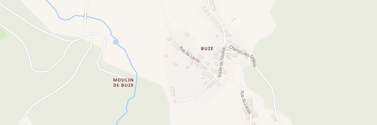 Plan du 6 Buze à Saint-Yrieix-la-Montagne