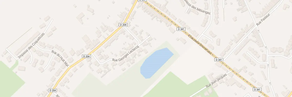 Plan du 16 Rue Georges Leclercq à Longfossé