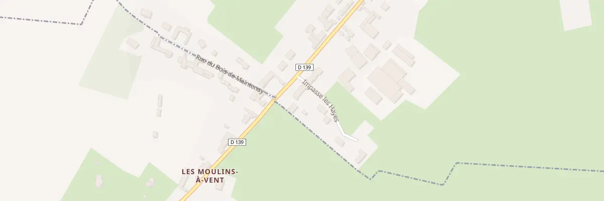 Plan du 19 Res des Hayes Rue de Maintenay à Buire-le-Sec