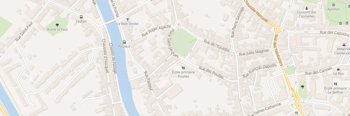 Plan du 38 Ptr Pte Rue Saint Jacques à Abbeville
