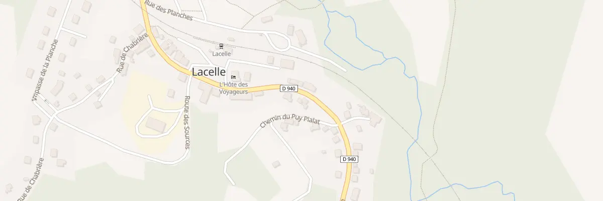Plan du 5047 Le Bourg à Lacelle