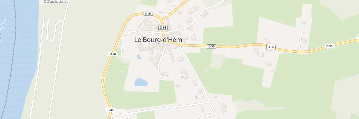 Plan du 30 Le Bourg au Bourg-d’Hem