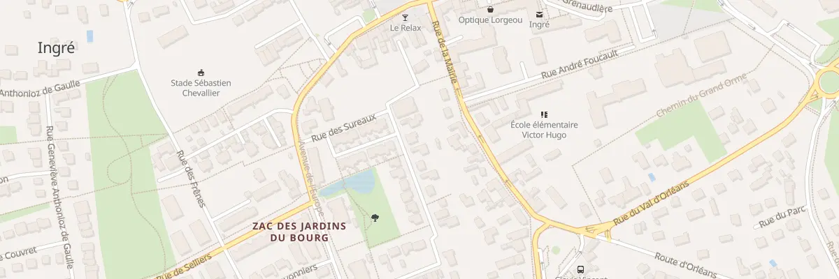 Plan du 37 Rue des Sureaux à Ingré