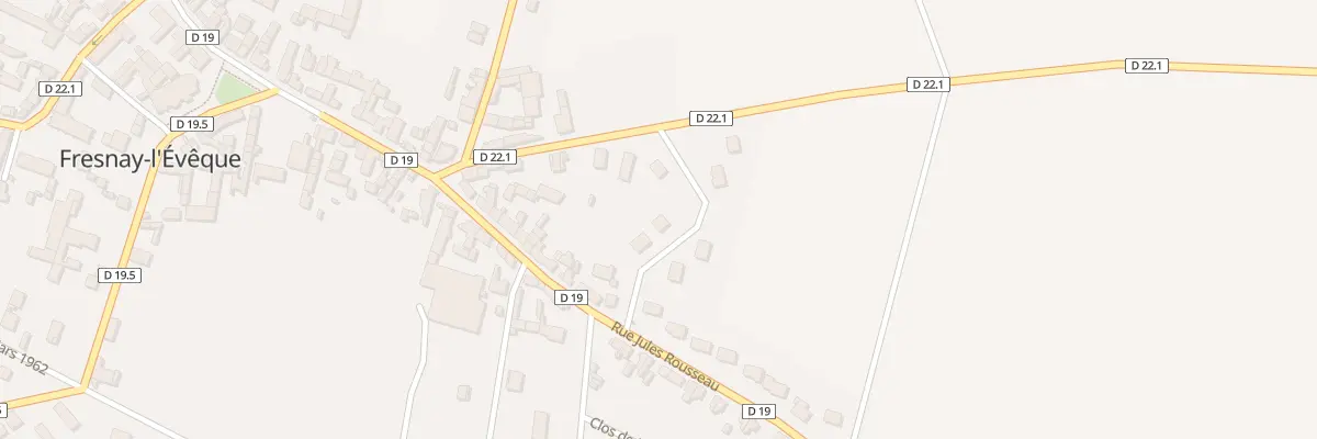 Plan du 3 Rue de la Croix à Fresnay-l’Évêque
