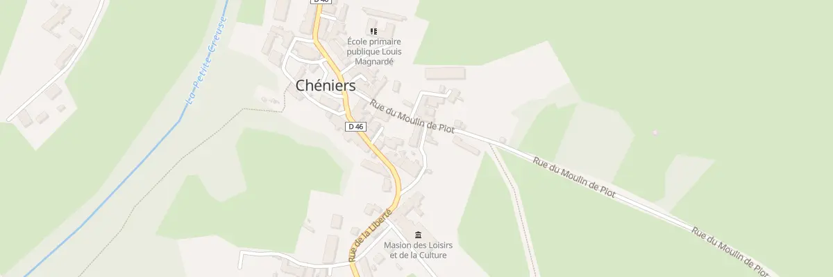 Plan du 3 Rue de la Fontaine à Chéniers