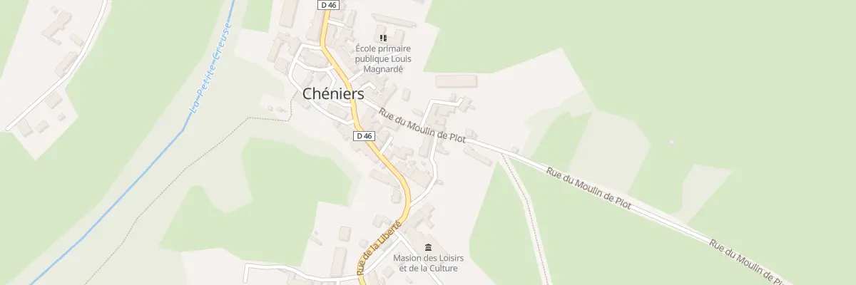 Plan du 5 Rue de la Fontaine à Chéniers