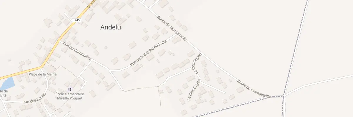 Plan du 3 Le Clos Guyon à Andelu