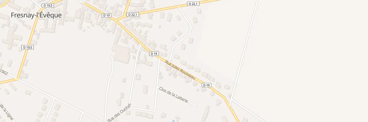 Plan du 3 Rue Jules Rousseau à Fresnay-l’Évêque
