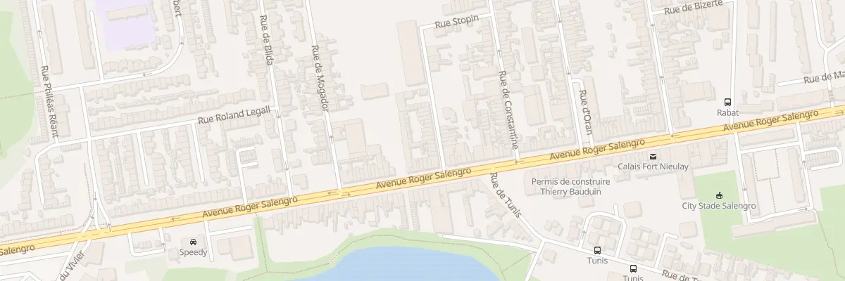 Plan du 11 Rue de Mazagran à Calais
