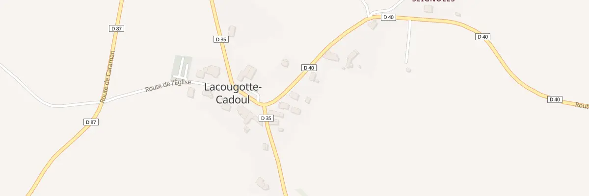 Plan du 5068 Cadoul Village à Lacougotte-Cadoul