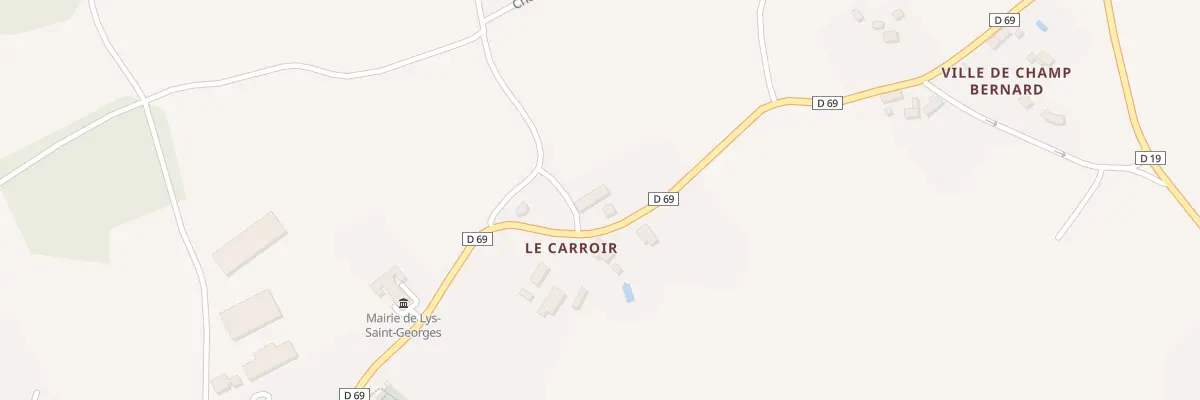 Plan du 3 Le Carroir à Lys-Saint-Georges