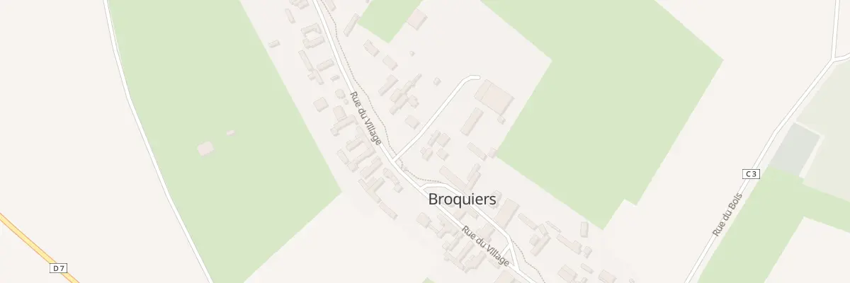 Plan du 28 Rue du Village à Broquiers
